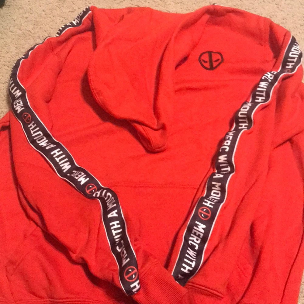 Red Deadpool hoodie